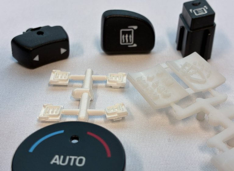 Two-Shot Injection Molding (detail) | Manterra Precision Plastic Injection Molding